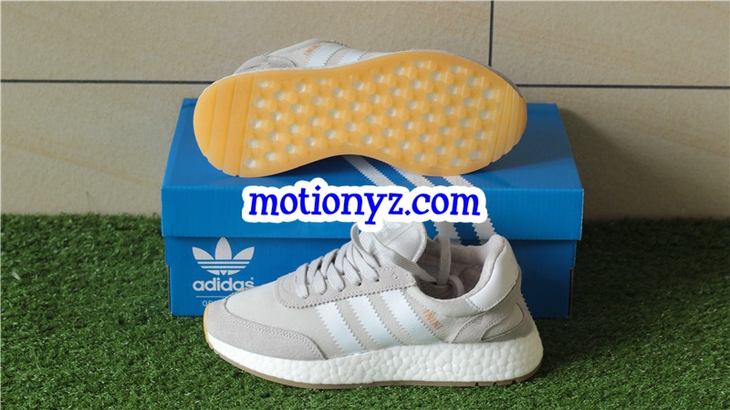 Real Boost Adidas Iniki Runner Grey White